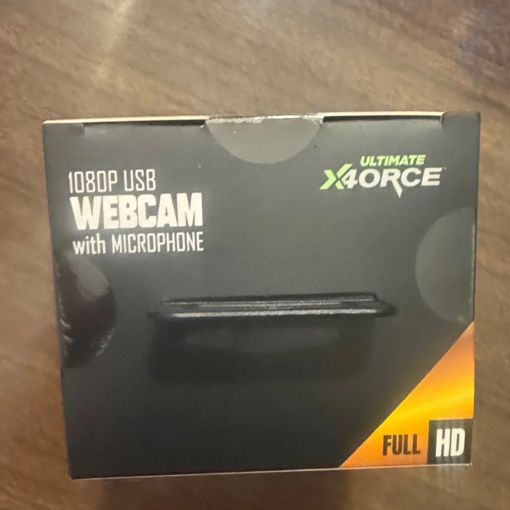 1080P USB Webcam with Microphone - Black